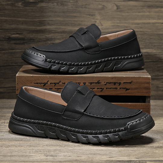 Herren Elegante und komfortable Mokassins mit rutschfester Sohle EB