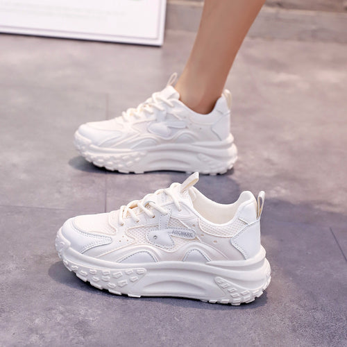 Damen Sportliche Chunky Sneakers mit atmungsaktiver Mesh-Oberfläche und dämpfendem Fußbett EB