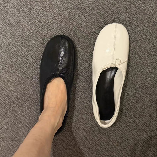 Damen Ballerinas mit Elegantem Knoten-Detail und Flexibler Sohle EB