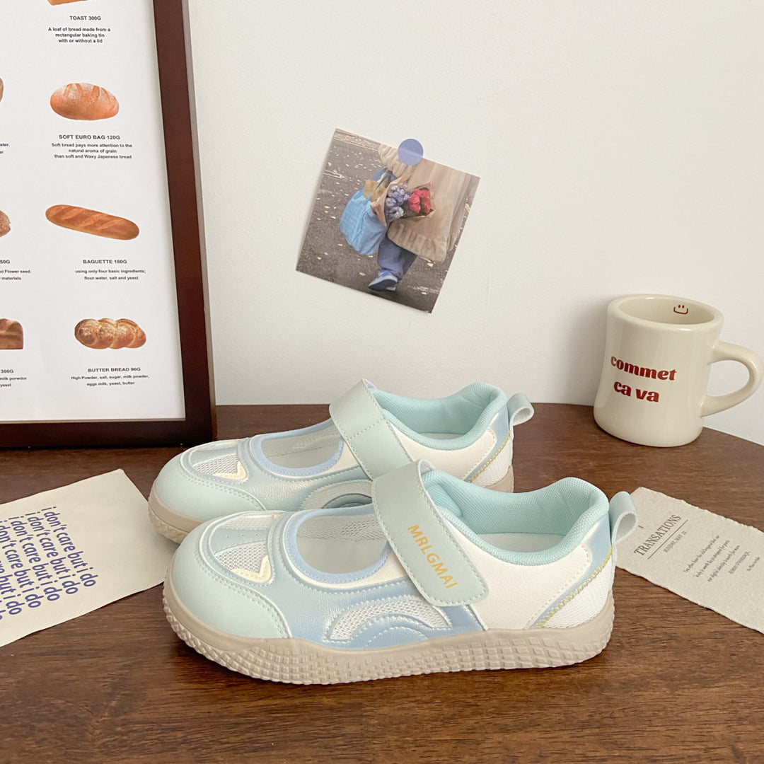 Damen Sportliche Klettverschluss-Sneaker mit atmungsaktivem Obermaterial und dämpfender Sohle EB