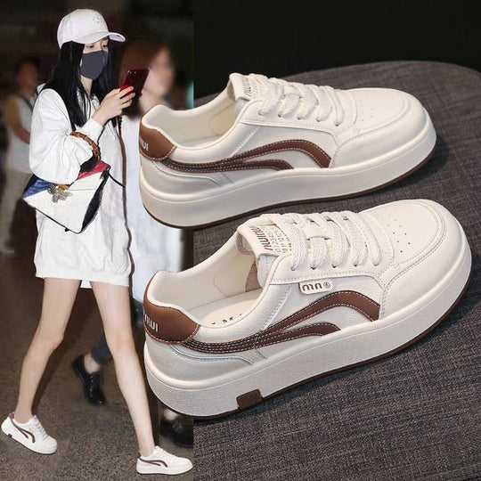 Damen Modische Sneakers mit sportlichem Profil und bequemem Fußbett EB