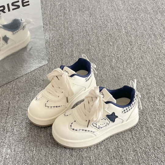 Damen Sportliche Sneakers mit Sternenapplikation EB