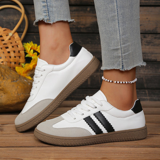 Damen Sportliche Sneakers mit komfortabler Sohle und trendigen Details EB