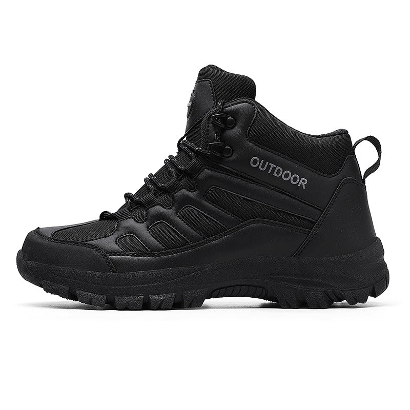 Damen Stabile und wetterfeste Wanderschuhe mit hohem Schaft EB