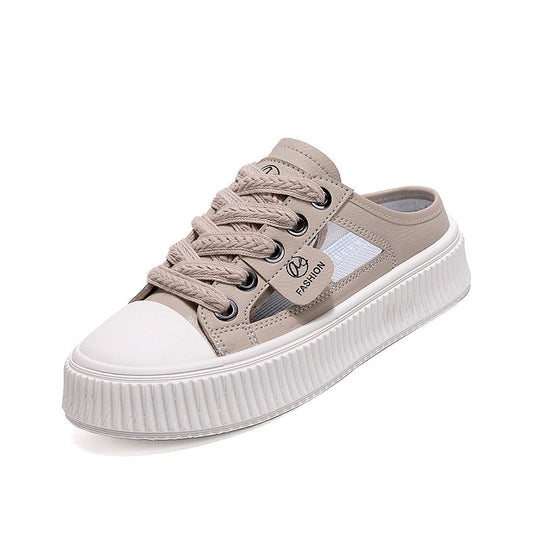 Damen Slip-On Sneakers mit atmungsaktiven Einsätzen und griffiger Sohle EB
