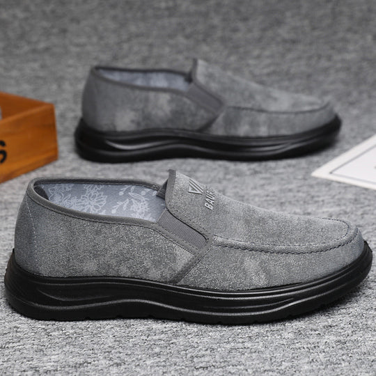 Damen Slip-On Mokassins mit atmungsaktiver Oberflächenstruktur EB