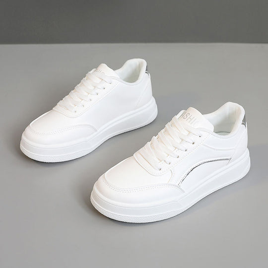 Damen elegante Sneakers mit modischem Obermaterial und dämpfender Sohle EB
