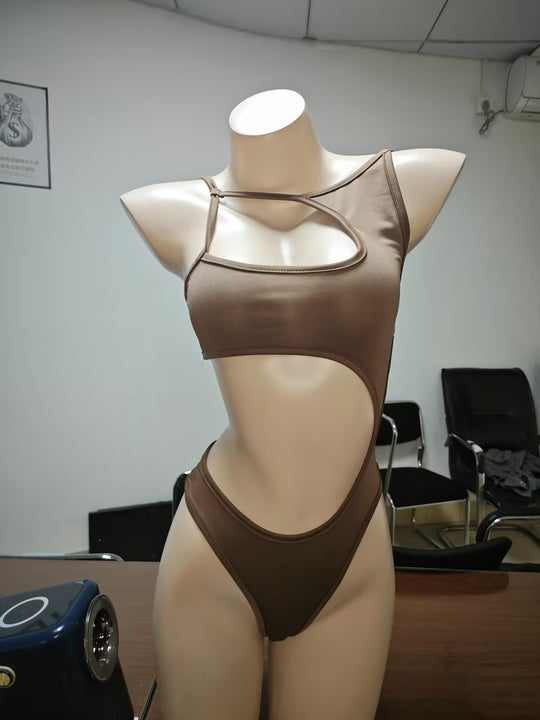Damen Cut-Out Badeanzug EB
