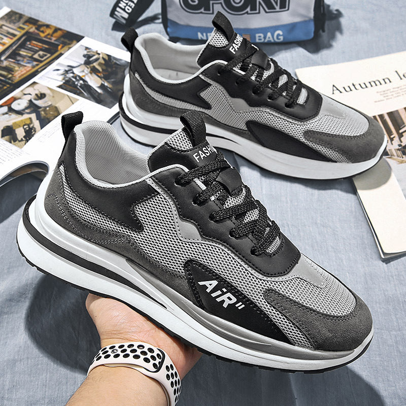 Damen Moderne Sneaker mit atmungsaktiver Mesh-Oberfläche EB