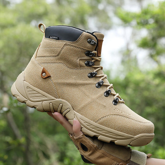 Herren Wetterschutz Stiefel mit verstärktem Knöchelschutz und rutschfester Sohle EB