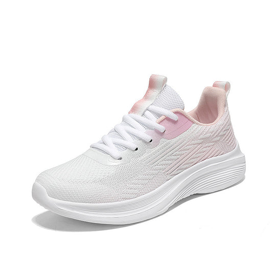 Damen Sportliche atmungsaktive Sneakers mit flexiblem Obermaterial EB
