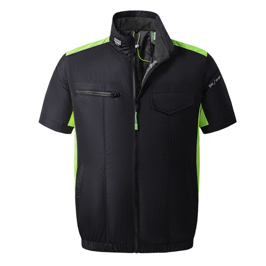 Herren Kurzarm Funktionsjacke mit atmungsaktiven Einsätzen R&B