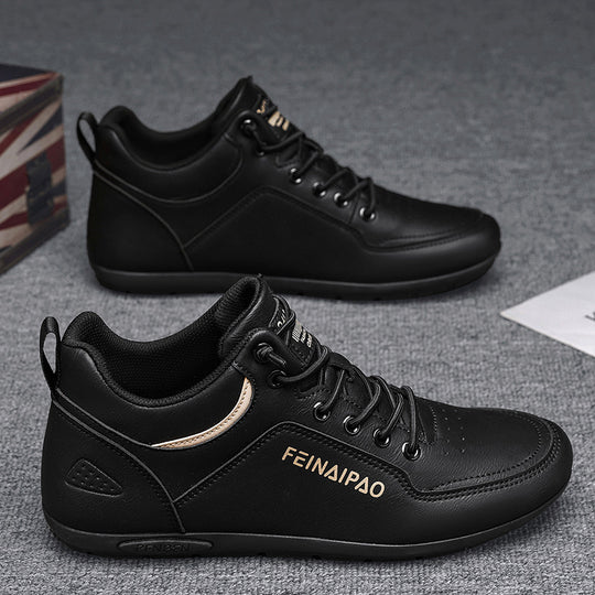 Damen lässige Sneaker mit hohem Komfort und robustem Lederoberteil EB