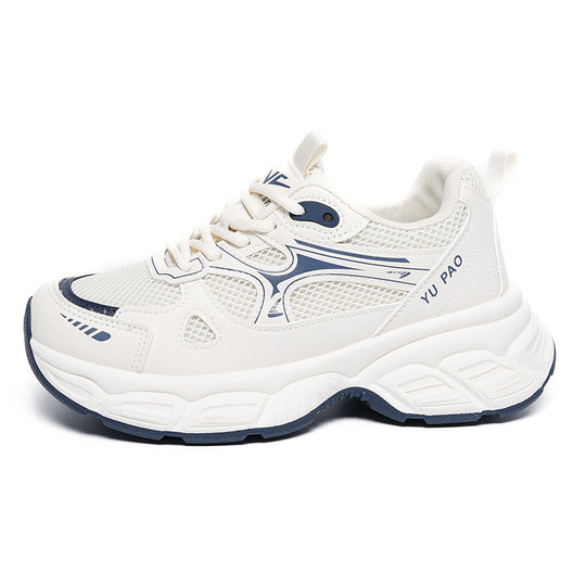Damen Sportliche Laufschuhe mit atmungsaktivem Mesh-Obermaterial und stoßdämpfender Sohle EB