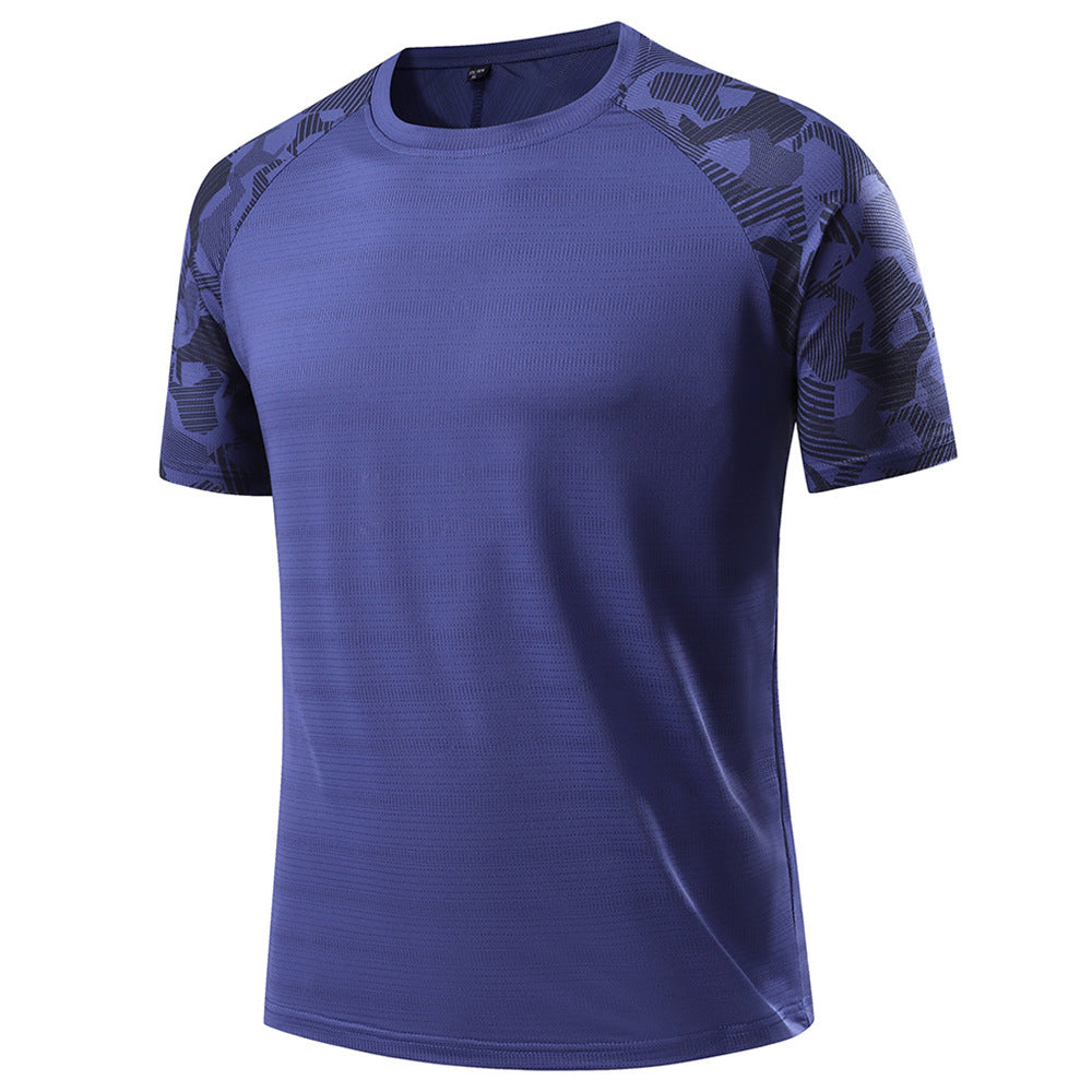 Herren nan atmungsaktives Funktionsshirt mit Raglanärmeln und Tarnmuster EB