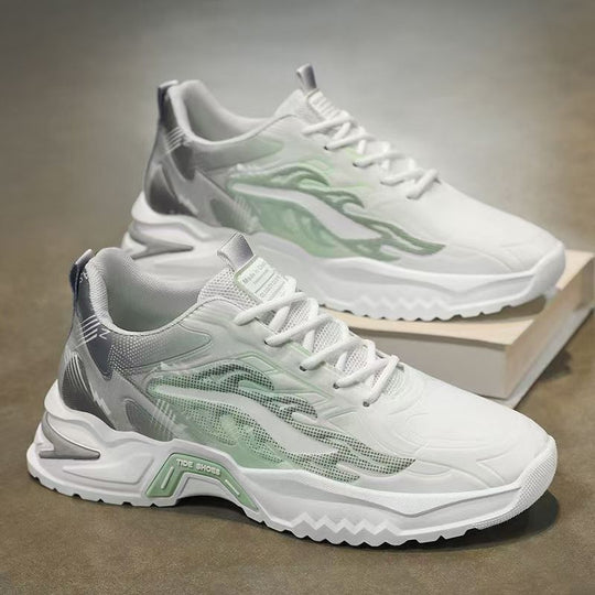 Damen Sportliche Sneaker mit atmungsaktiver Mesh-Oberfläche EB