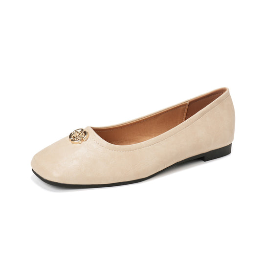 Damen Ballerinas mit dekorativem Schmuckdetail EB