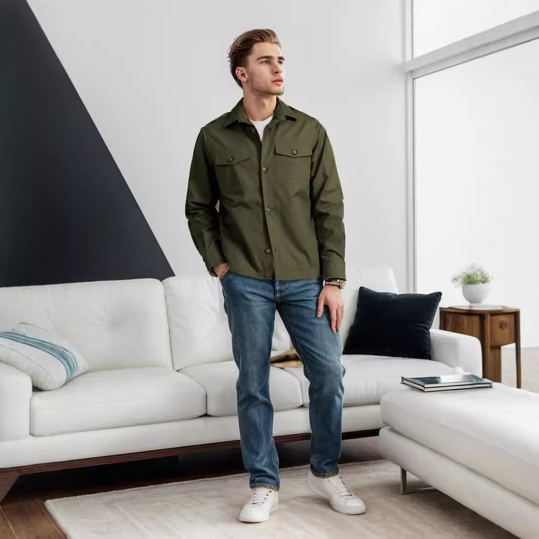 Herren lässige Utility-Jacke EB