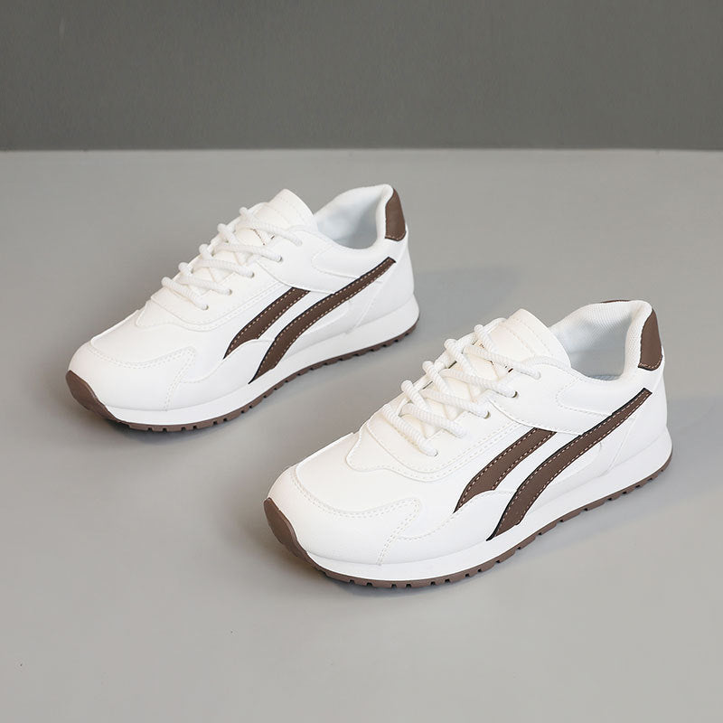Damen sportive Sneakers mit atmungsaktiver Mesh-Oberfläche und stoßdämpfendem Profil EB