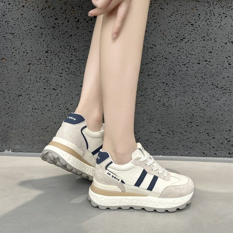 Damen Sportliche Sneakers mit dämpfender Sohle und atmungsaktivem Obermaterial EB
