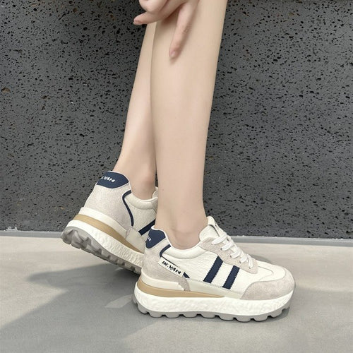 Damen Sportliche Sneakers mit verstärktem Dämpfungssystem und rutschfester Sohle EB