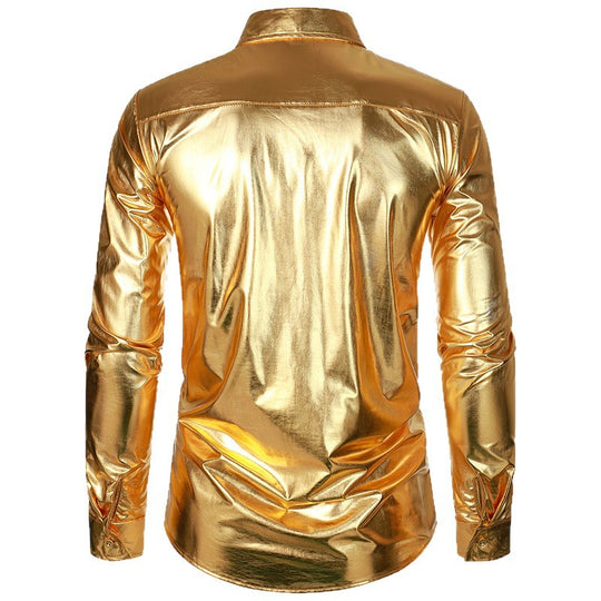 Herren Metallic Hemd EB