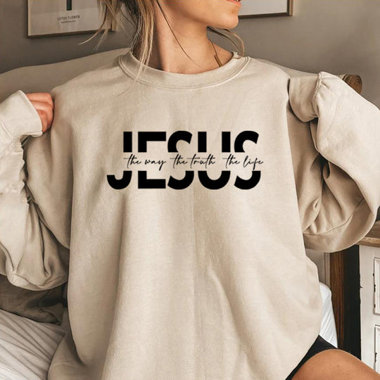 Damen lässiger Sweatshirt mit inspirierendem Spruch und hohem Tragekomfort EB