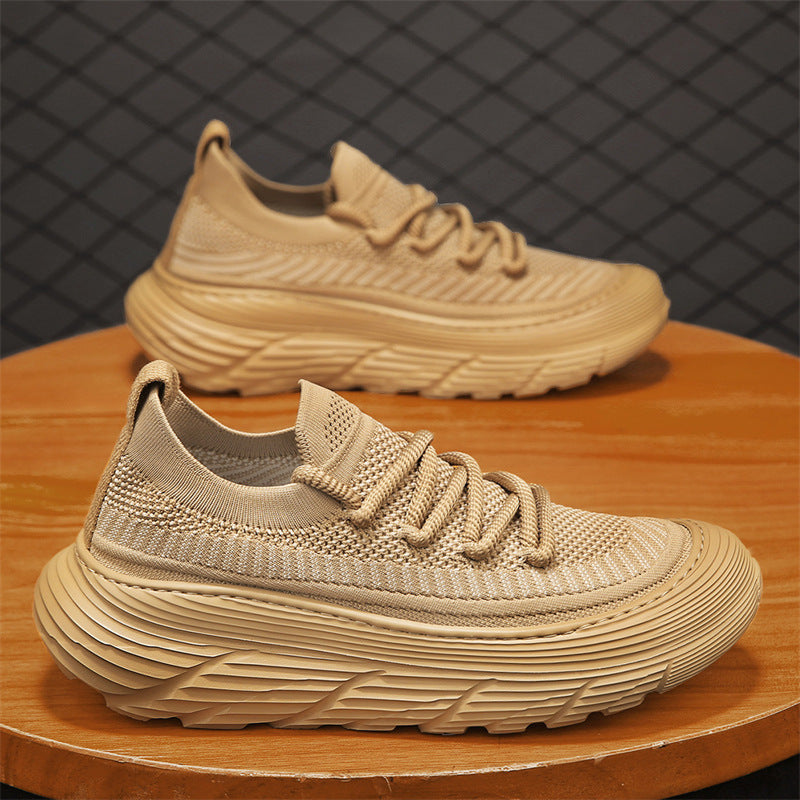 Damen Sportliche Hochprofil-Sneaker mit atmungsaktiver Obermaterialstruktur EB