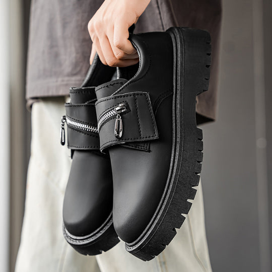 Damen Modische Schnürschuhe mit praktischer Zip-Verschluss und rutschfester Sohle EB
