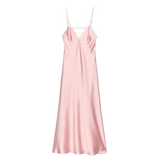 Damen Sommerliches Spaghettiträgerkleid mit schmeichelndem Schnitt und fließendem Stoff EB