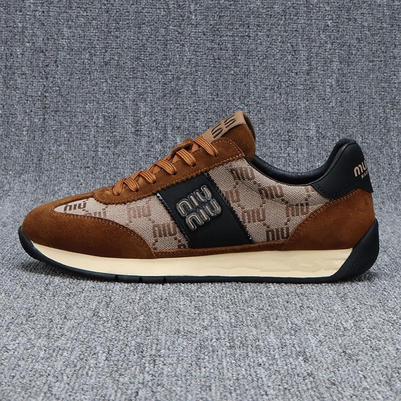 Damen Komfortable und stilvolle Sneakers mit hochwertiger Oberflächenstruktur EB
