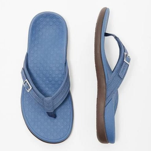 Damen Zehentrenner-Sandalen mit modischem Riemendesign EB