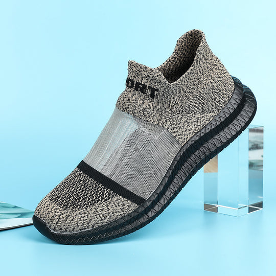 Damen Atmungsaktive Stricksneaker mit flexiblem Sockendesign EB