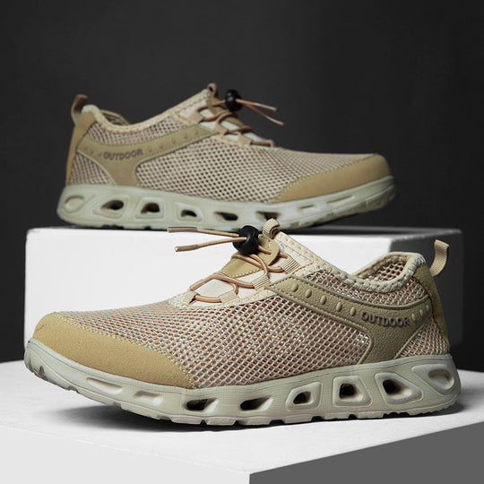 Damen Outdoor-Sneaker mit atmungsaktivem Mesh und rutschfester Sohle EB