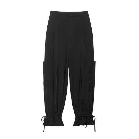 Damen Cargo-Hose mit raffinierten Bunddetails und praktischen Seitentaschen EB
