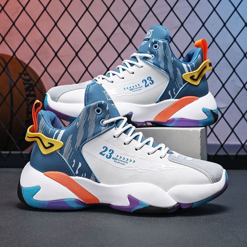 Damen Hochgeschnürte Sport Sneakers mit stoßdämpfendem Design und stylishem Obermaterial EB