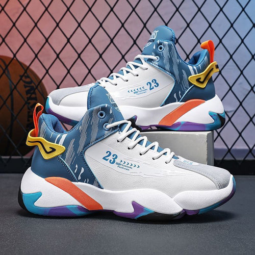 Damen Hochgeschnürte Sport Sneakers mit stoßdämpfendem Design und stylishem Obermaterial EB