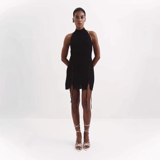 Damen Netzschal-Kleid EB
