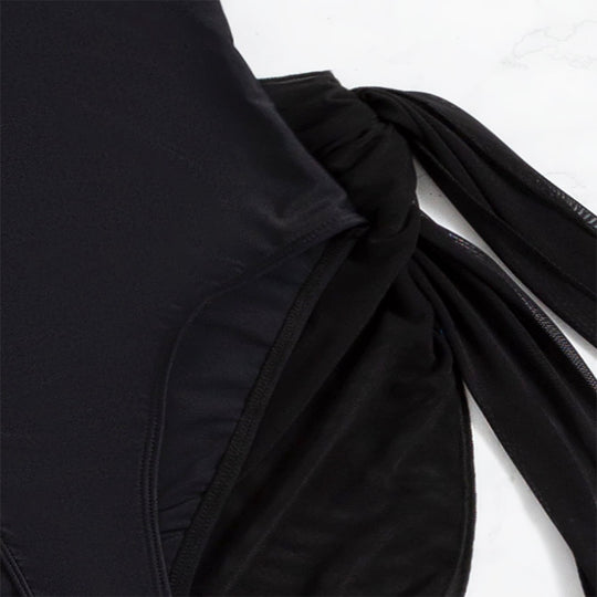 Damen Schwimmanzug mit elegantem Wickeldesign EB