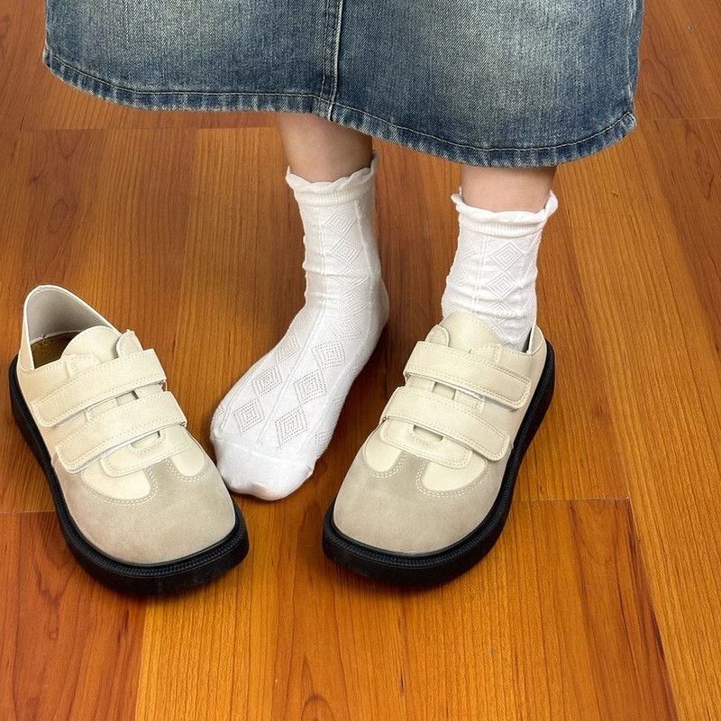 Damen Komfortable Klettverschluss-Sneaker mit atmungsaktivem Obermaterial EB