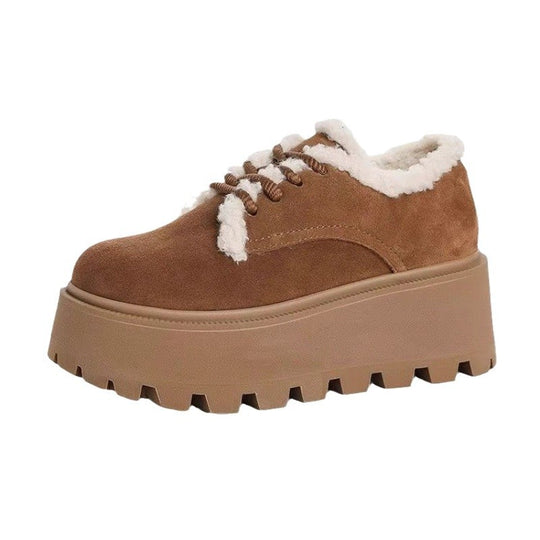 Damen Komfortable Plateau-Sneaker mit weichem Innenfutter EB