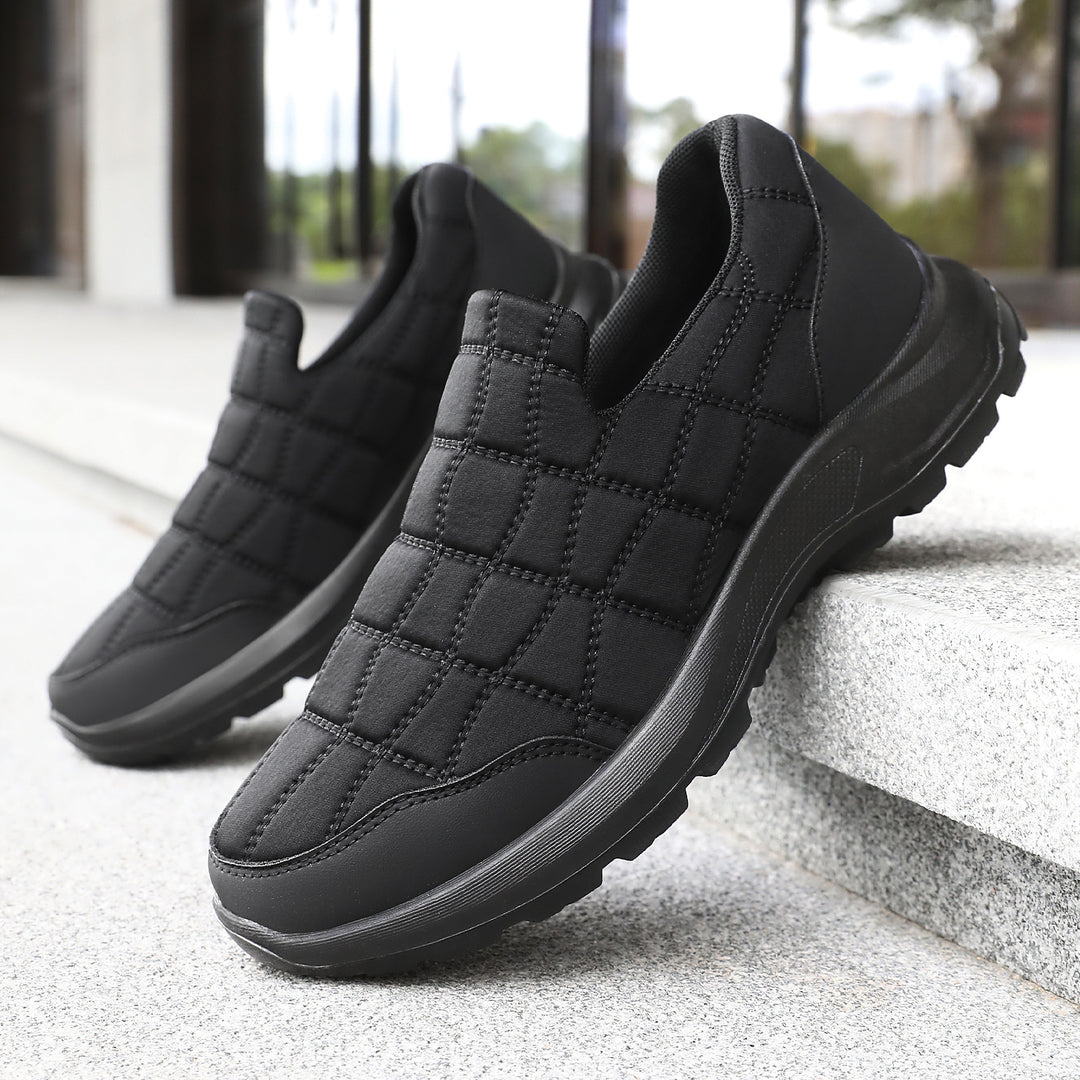 Damen Leichte und bequeme Slip-On Sneakers mit gepolsterter Sohle EB