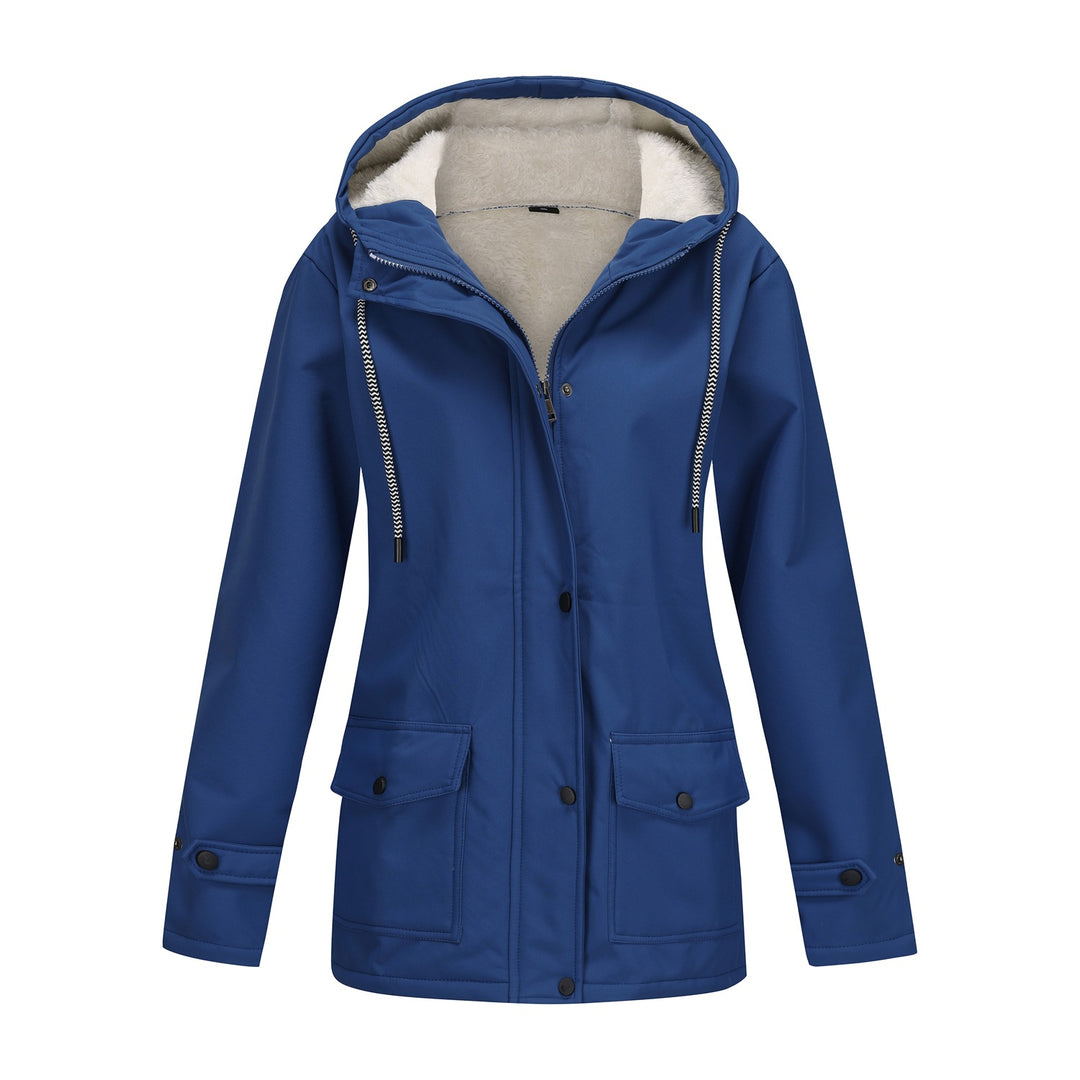 Damen Kapuzenjacke mit weichem Fleece-Futter EB