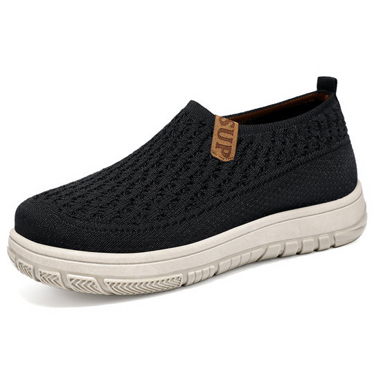 Damen Atmungsaktive Slip-On Laufschuhe mit flexibler Sohle EB