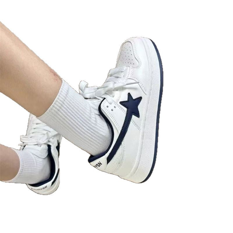 Damen Sportliche Sneakers mit atmungsaktiver Mesh-Oberfläche und griffiger Gummisohle EB