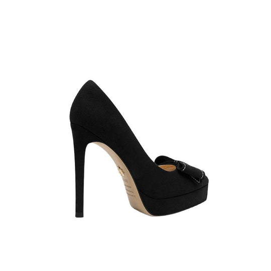 Damen High Heel Pumps mit eleganter Schleifenapplikation EB