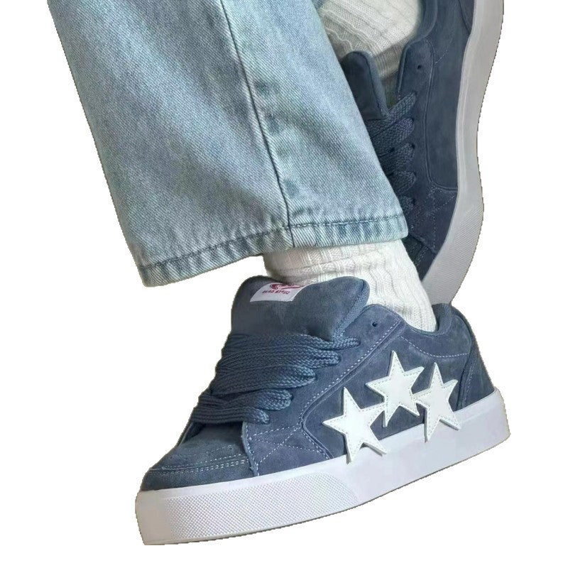 Damen Sneakers mit stylischen Sternen-Applikationen EB