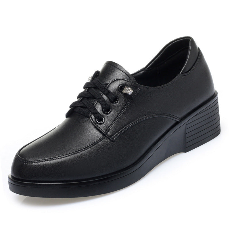 Damen Komfortable und elegante Schnürschuhe mit verstellbarem Klettverschluss EB