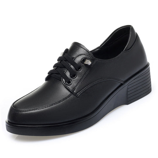 Damen Komfortable und elegante Schnürschuhe mit verstellbarem Klettverschluss EB