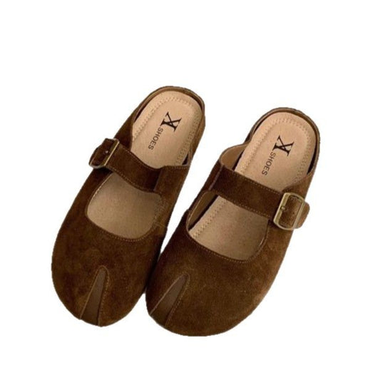 Damen elegante Mokassins mit modischem Riemchen EB